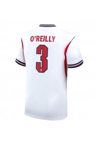 Englanti Nico O'Reilly #3 Jalkapallovaatteet Kotipaita MM-kisat 2026 Lyhythihainen